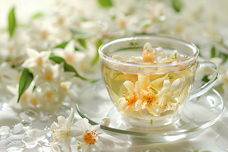 桂花芳香自然摄影图