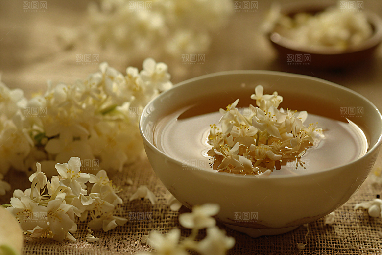 桂花四季桂自然摄影图