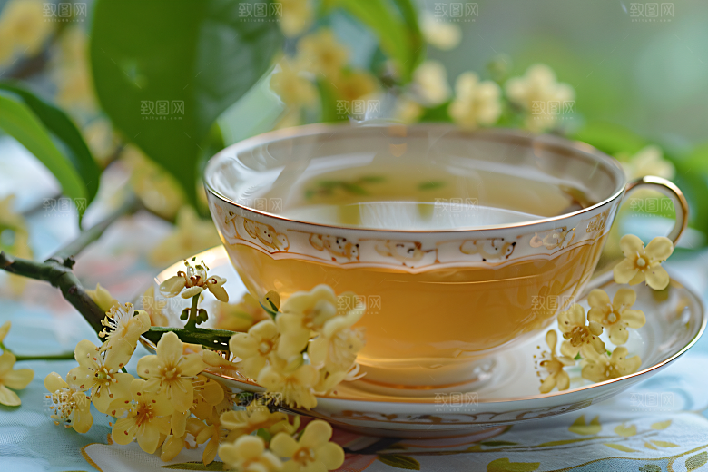 桂花秋季四季桂摄影图