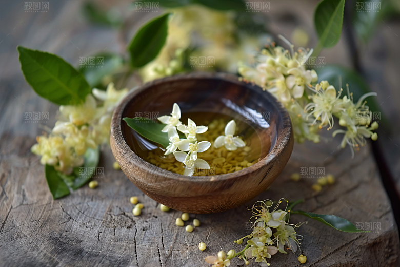 桂花四季桂植物摄影图