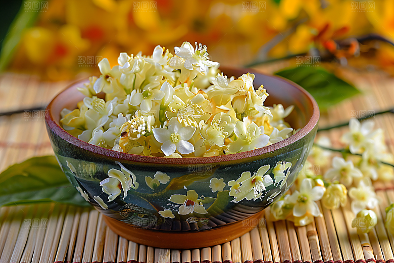 桂花芬芳秋季摄影图