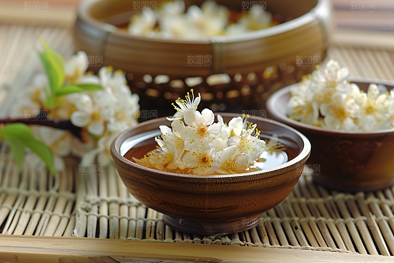 桂花芳香唯美摄影图