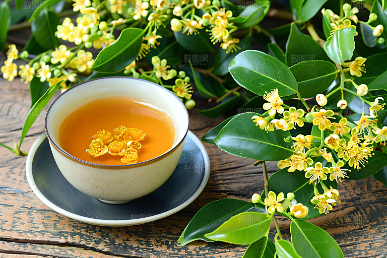 桂花秋季芳香摄影图