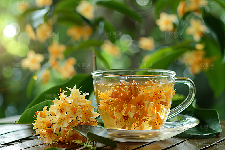 桂花芬芳高清摄影图