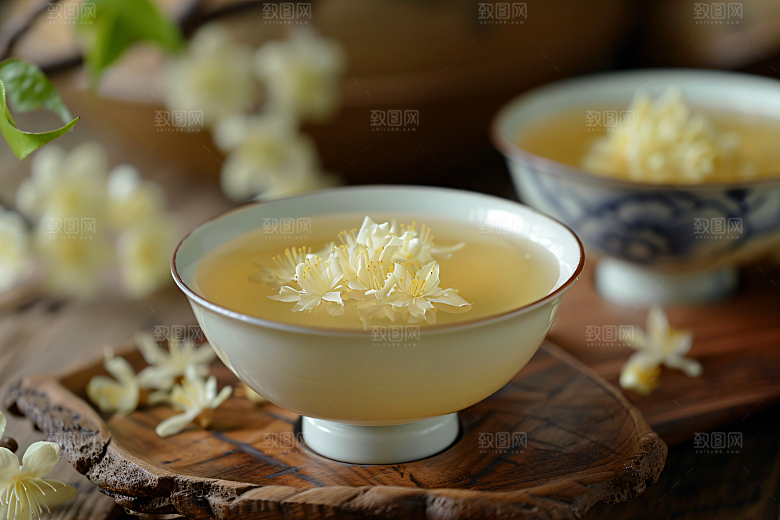 桂花芳香植物摄影图