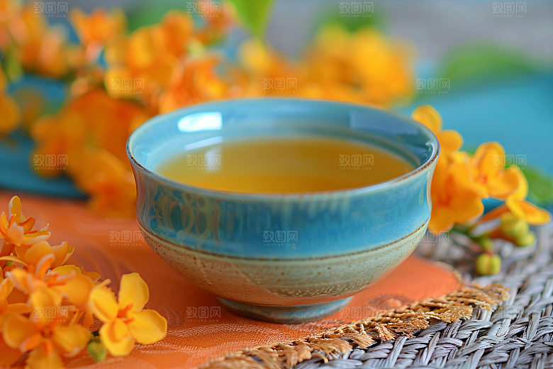 桂花初秋芬芳摄影图