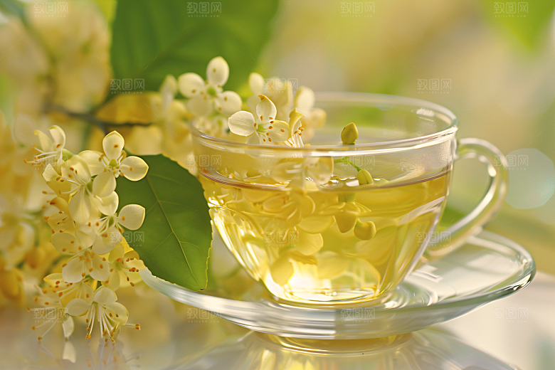 桂花花朵四季桂摄影图