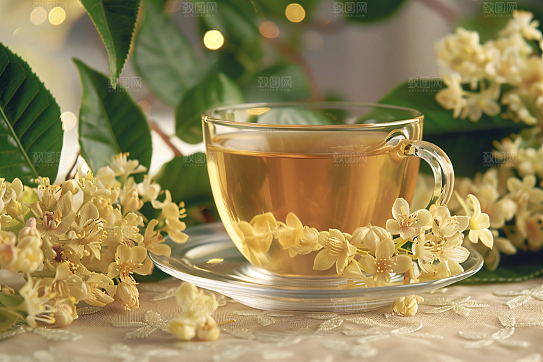 桂花自然初秋摄影图