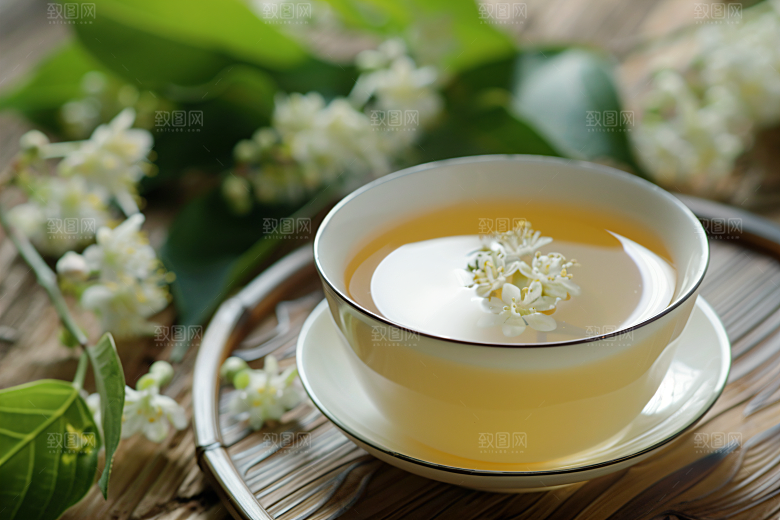桂花芳香自然摄影图