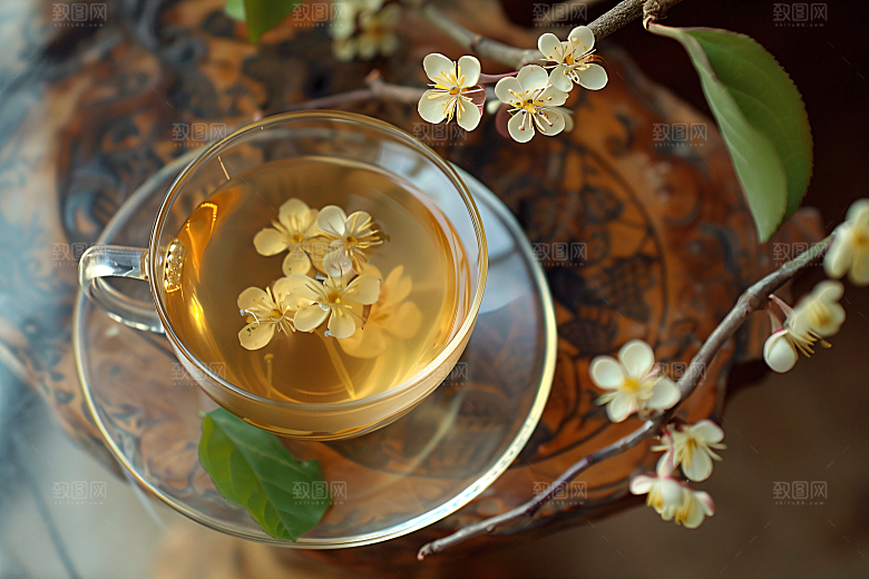 桂花树木自然摄影图