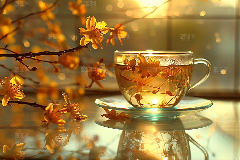 桂花芬芳树木摄影图