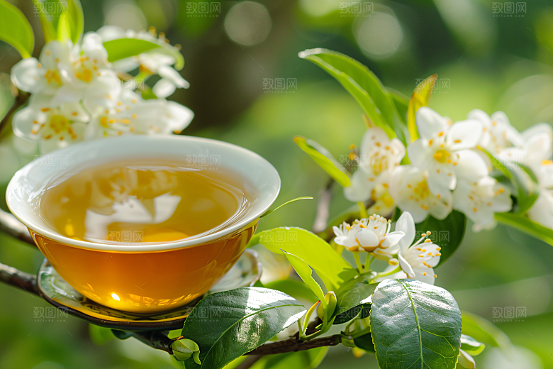 桂花植物花卉摄影图