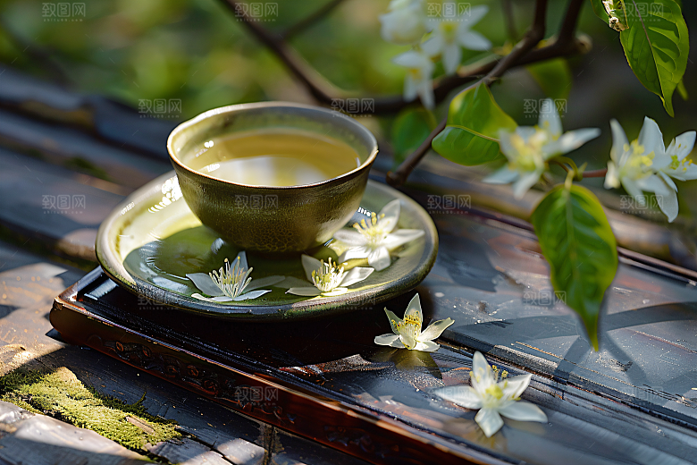 桂花金桂树木摄影图