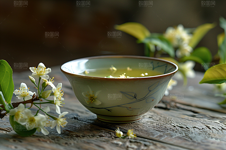 桂花四季桂唯美摄影图