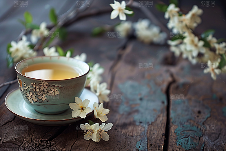 桂花初秋四季桂摄影图