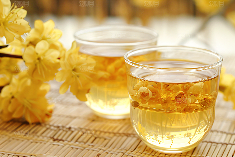 桂花四季桂金桂摄影图