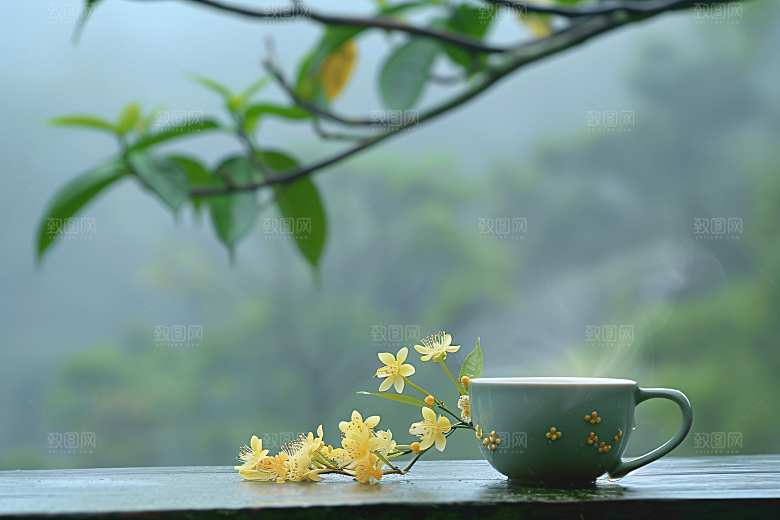 桂花四季桂芳香摄影图