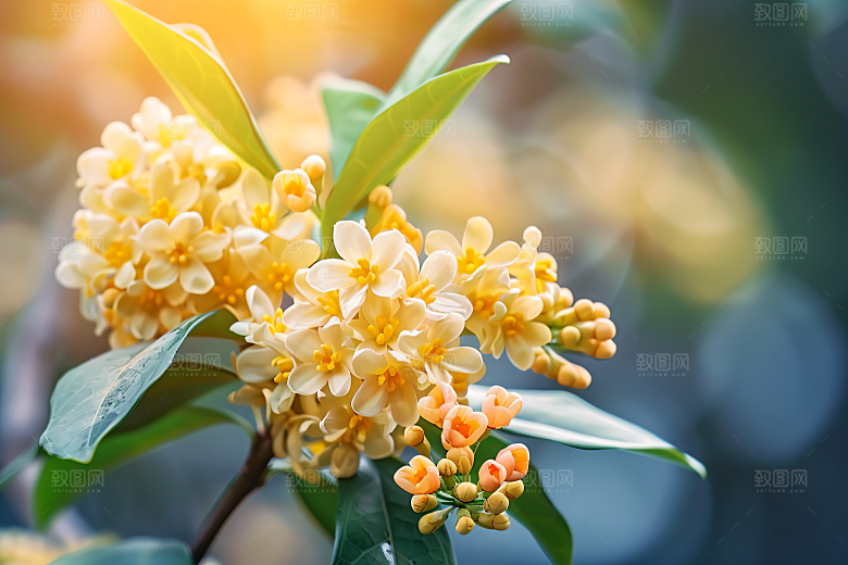 桂花自然初秋摄影图