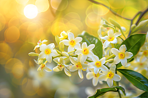 桂花花卉四季桂摄影图