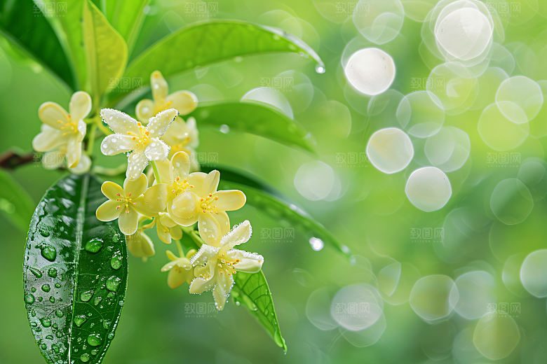桂花秋季芬芳摄影图