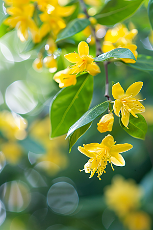 桂花秋季花朵摄影图