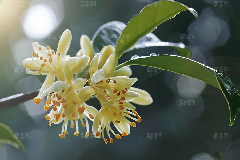 桂花秋季树木摄影图