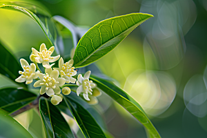 桂花秋季四季桂摄影图