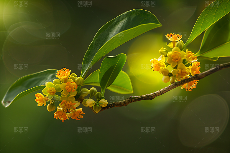 桂花自然唯美摄影图