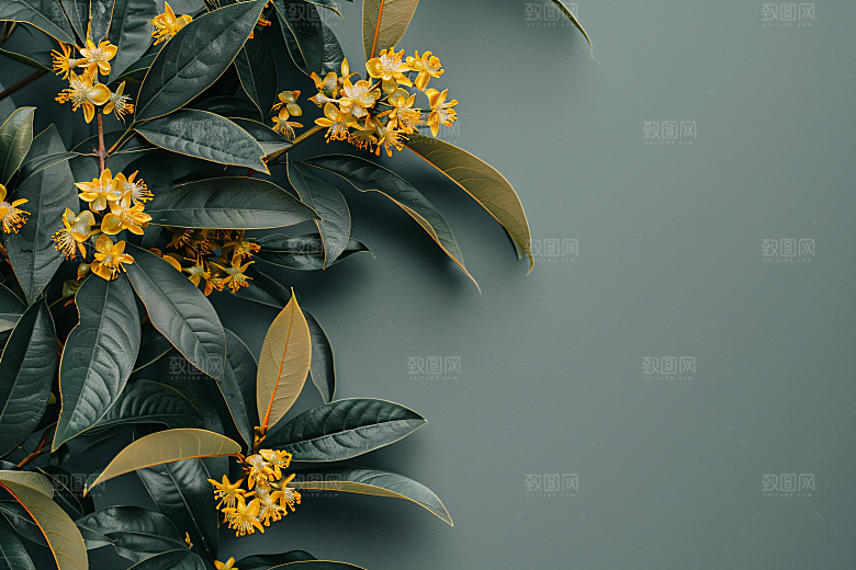 桂花芳香四季桂摄影图