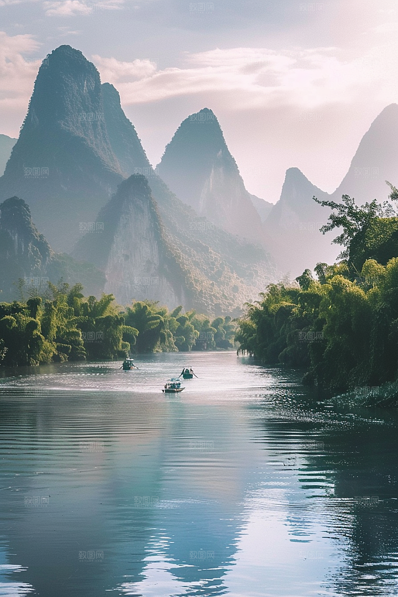 桂林山水大气精致摄影图