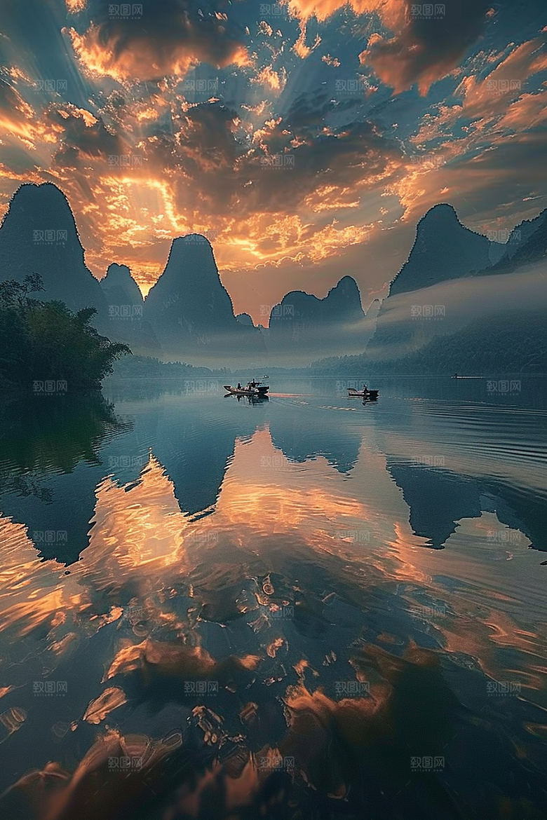 桂林山水高清旅游摄影图