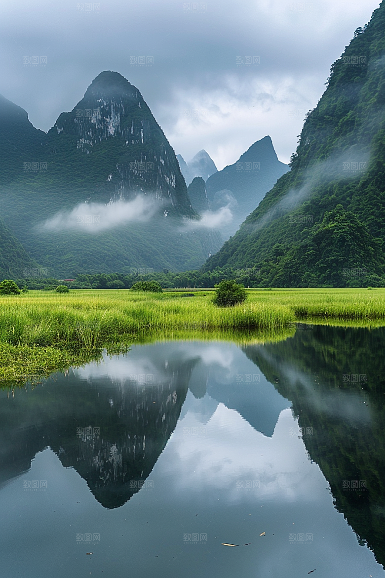 桂林山水精致唯美摄影图