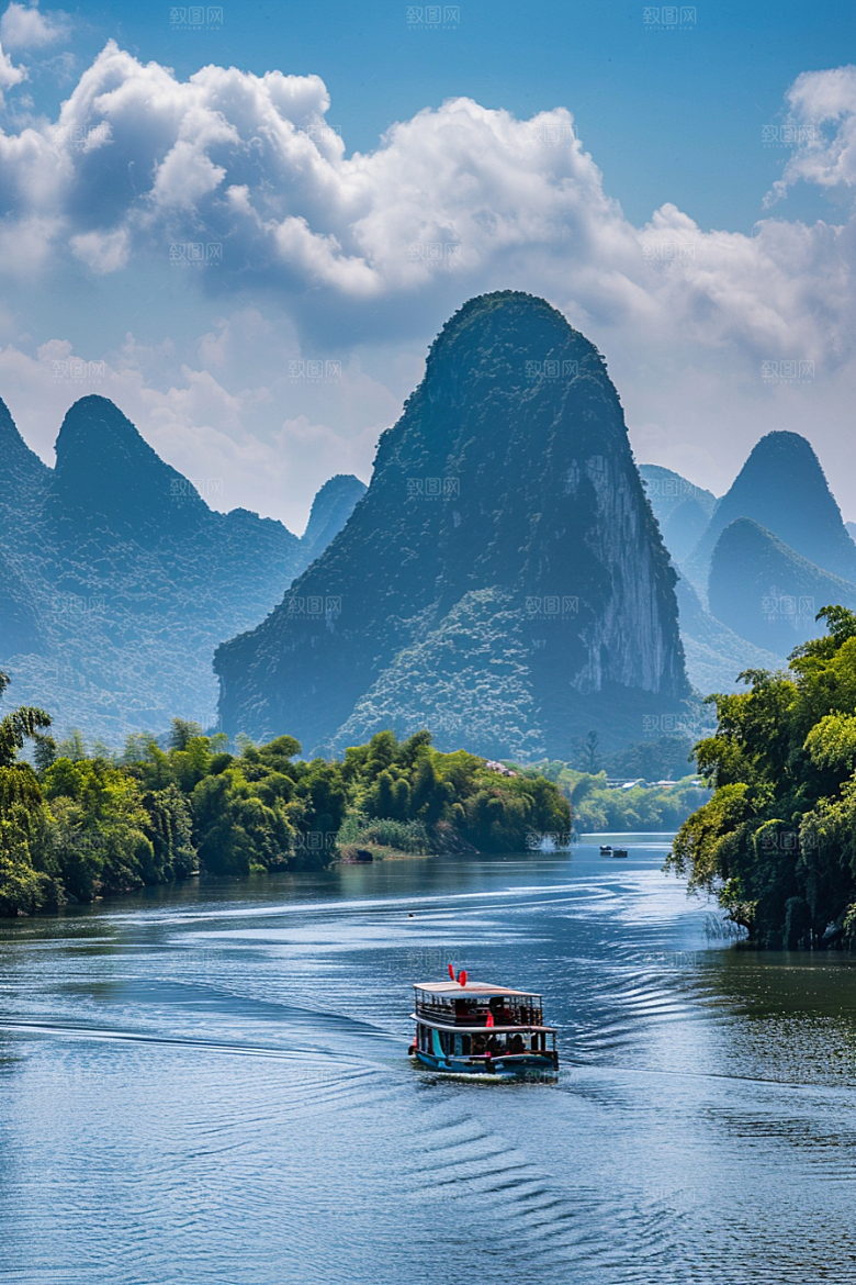 桂林山水广西精致摄影图