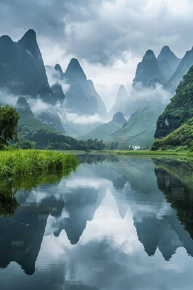 桂林山水高清精致摄影图