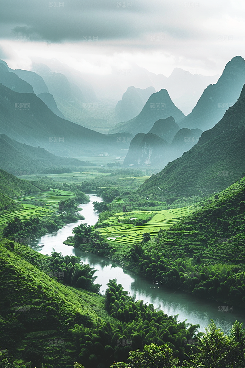 桂林山水广西山川摄影图