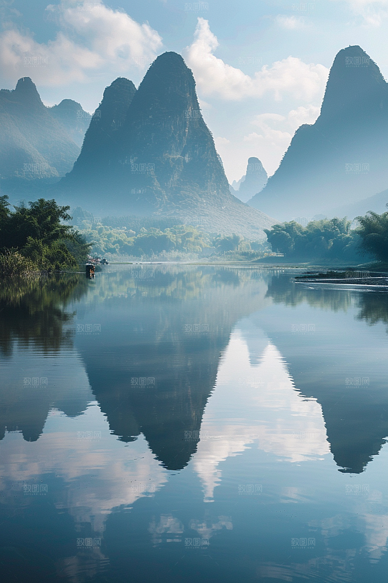 桂林山水唯美风光摄影图