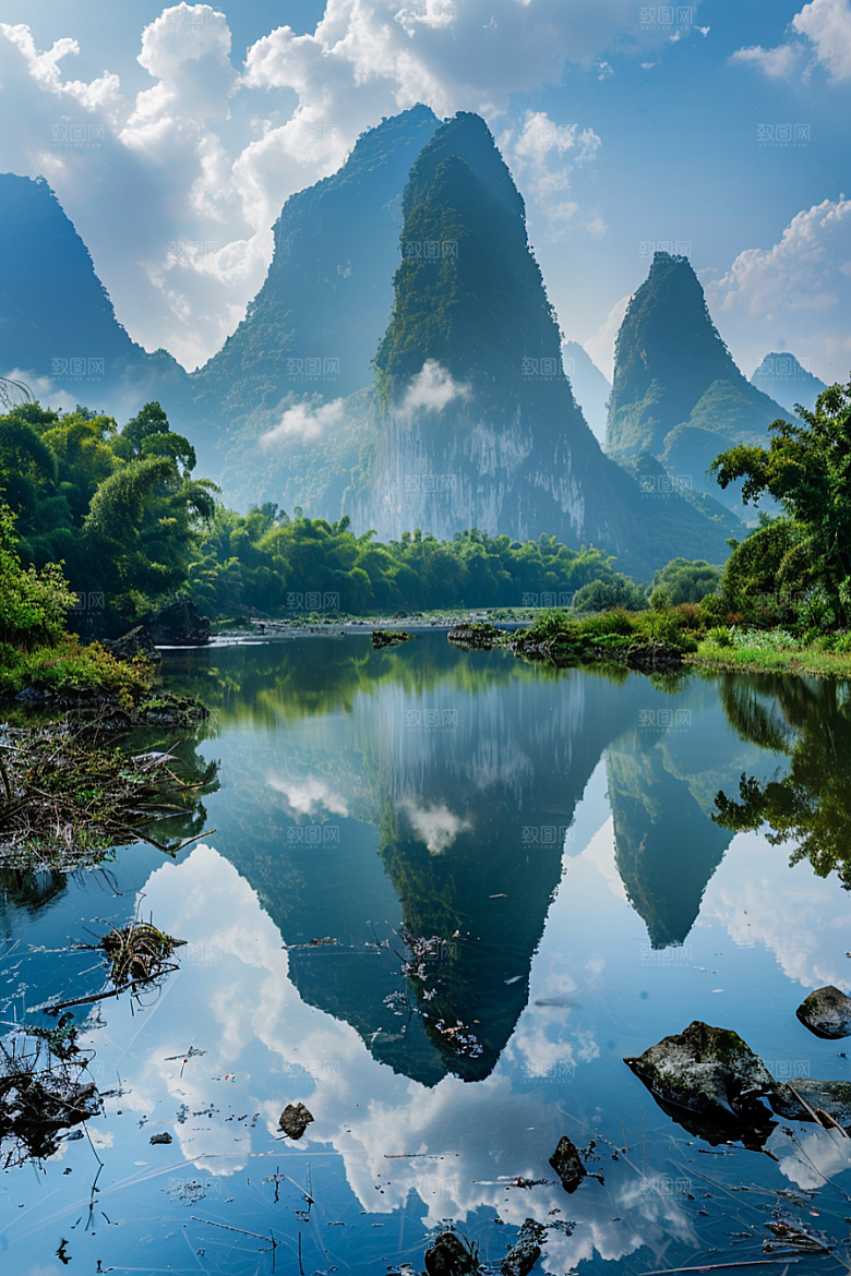 桂林山水高清山川摄影图