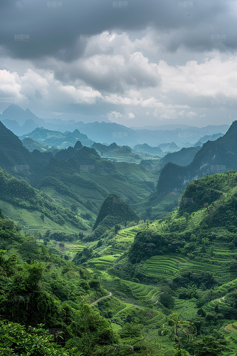 桂林山水广西旅行摄影图