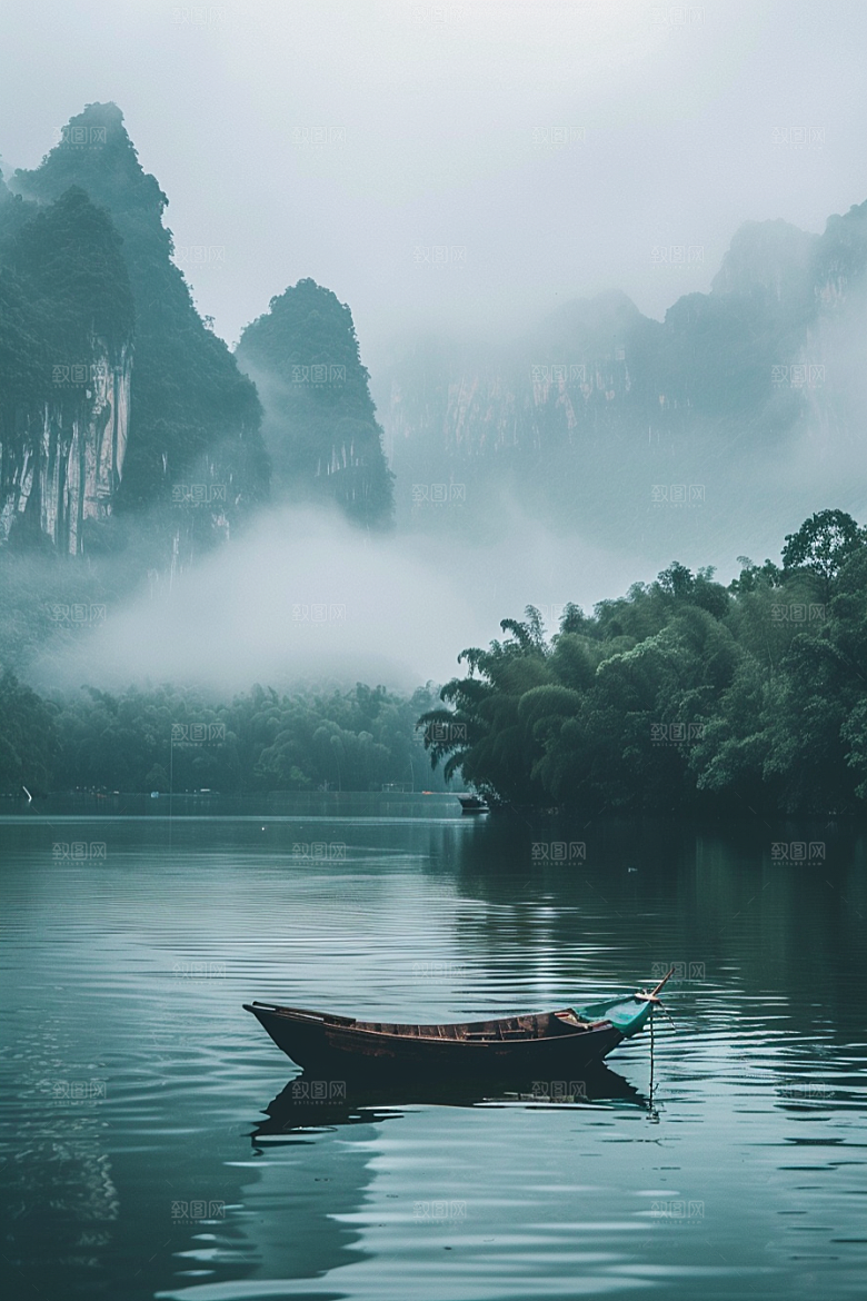 桂林山水旅行精致摄影图
