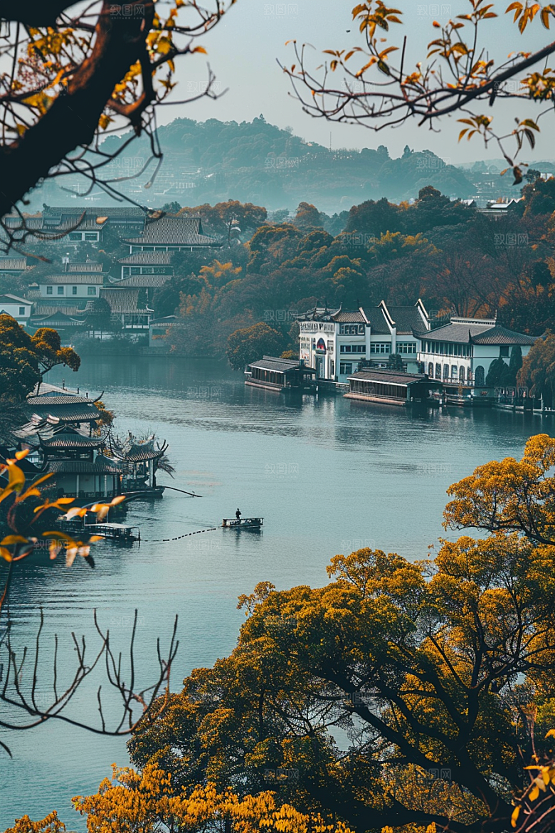 桂林山水风光广西摄影图