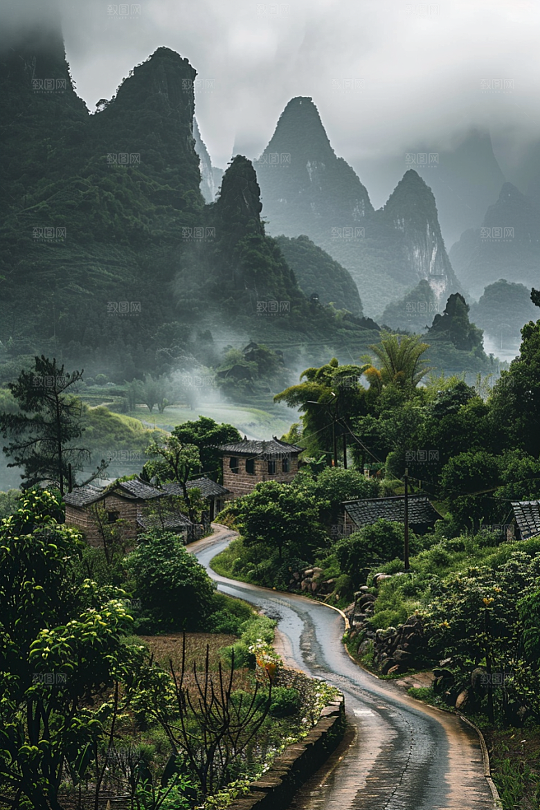 桂林山水大气唯美摄影图