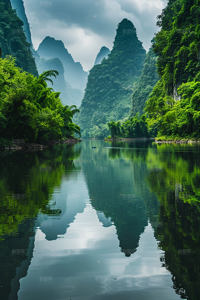 桂林山水广西山川摄影图