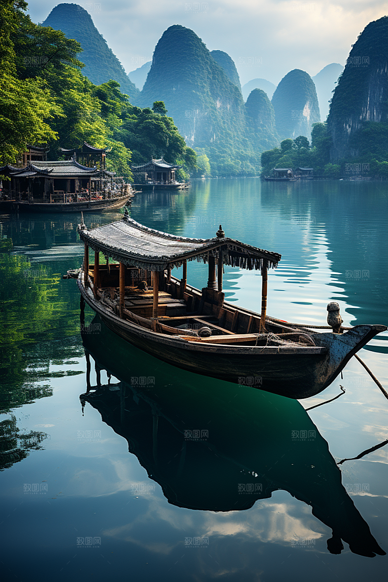 桂林山水阳朔旅游摄影图