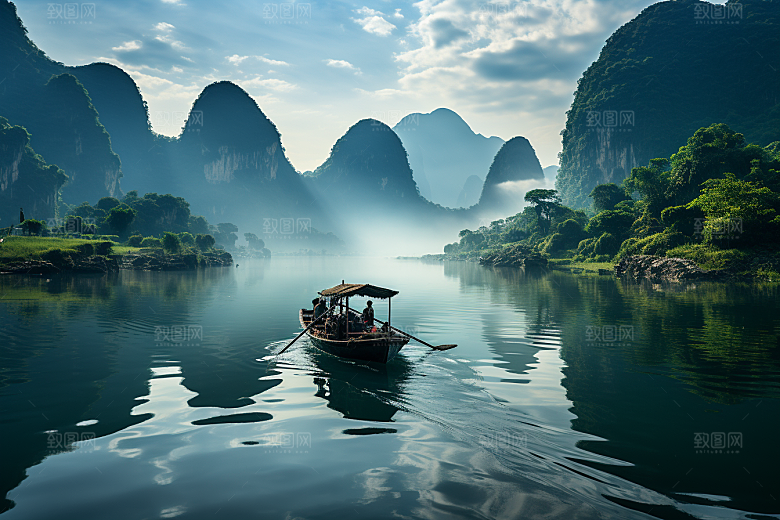 桂林山水唯美风光摄影图