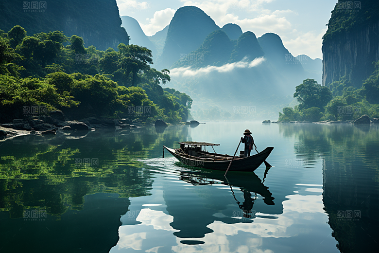 桂林山水山川旅游摄影图