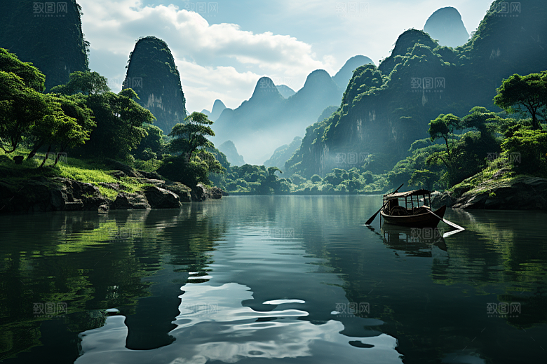 桂林山水唯美精致摄影图