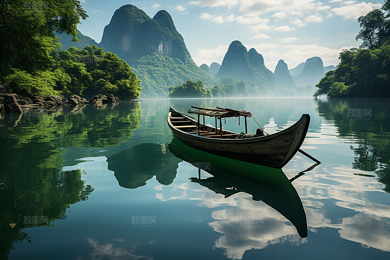 桂林山水大气旅行摄影图