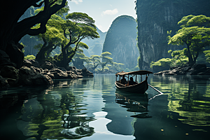 桂林山水旅游风光摄影图