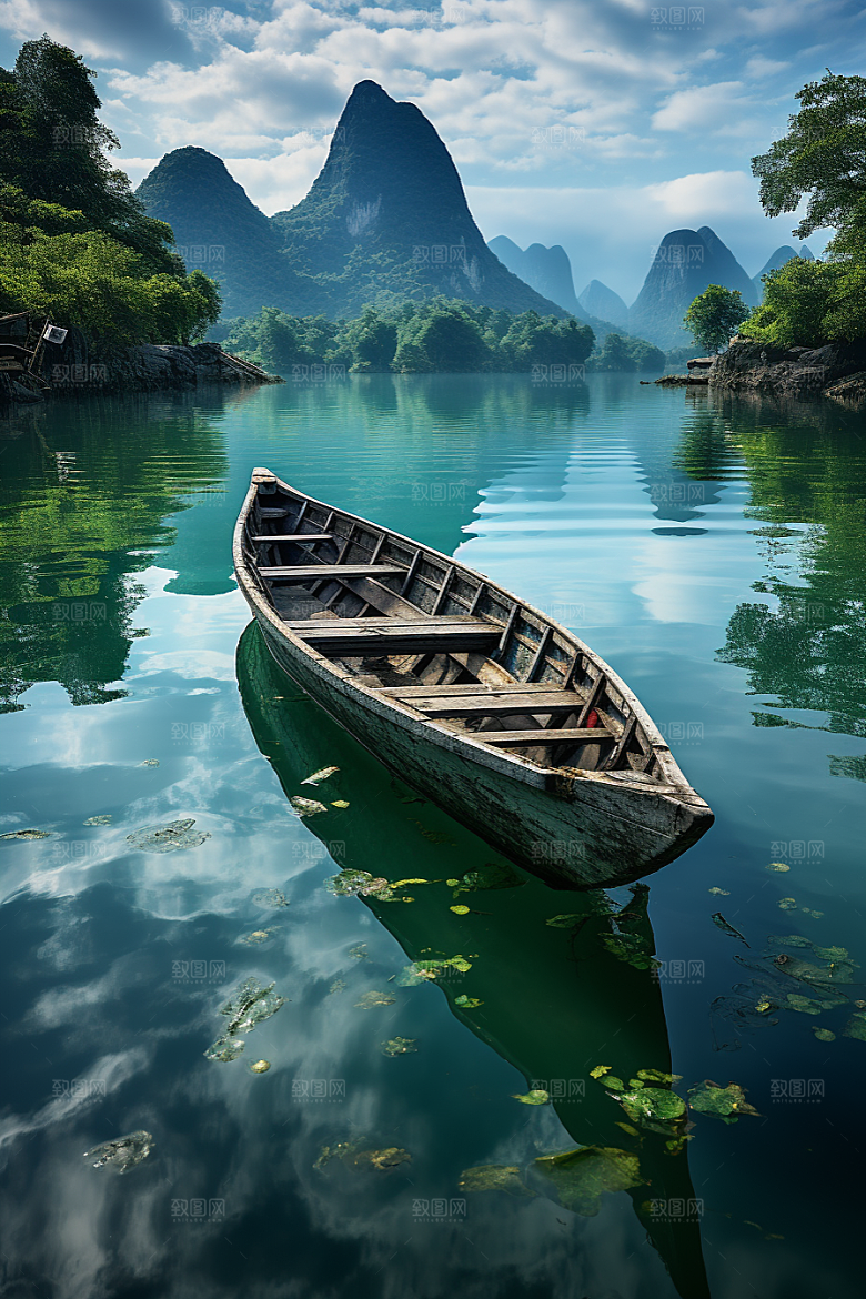 桂林山水精致大气摄影图