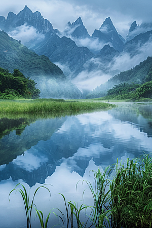 桂林山水精致旅行摄影图